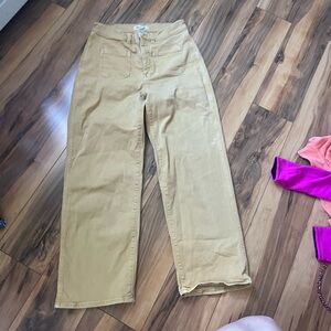 Madewell yellow pants